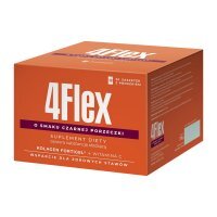 4 Flex kolagen o smaku czarnej porzeczki saszetki, 30 szt.