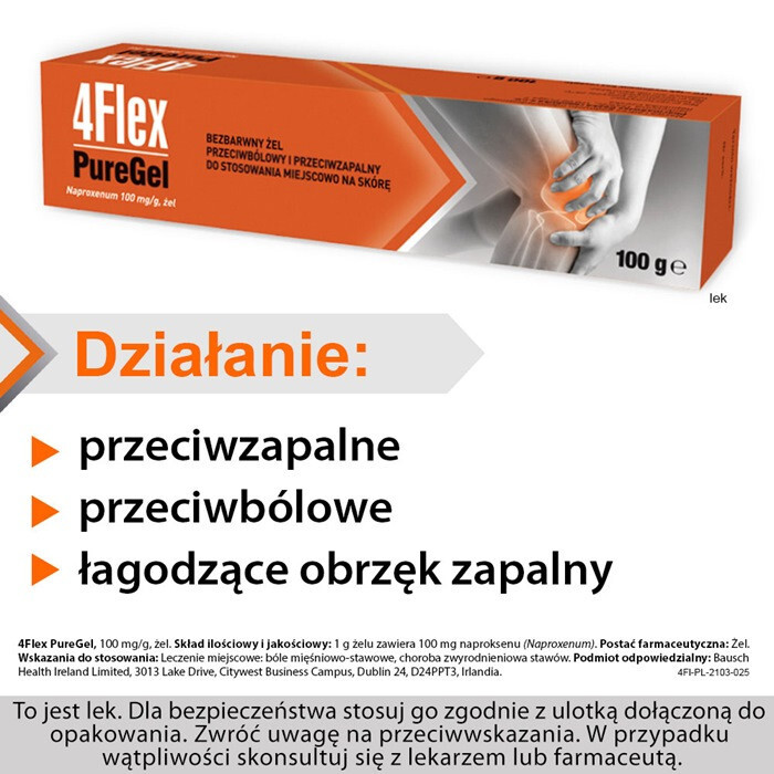 4 Flex PureGel 100mg/g żel 100 g