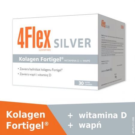 4 Flex Silver 30 saszetek z proszkiem do sporządzenia zawiesiny