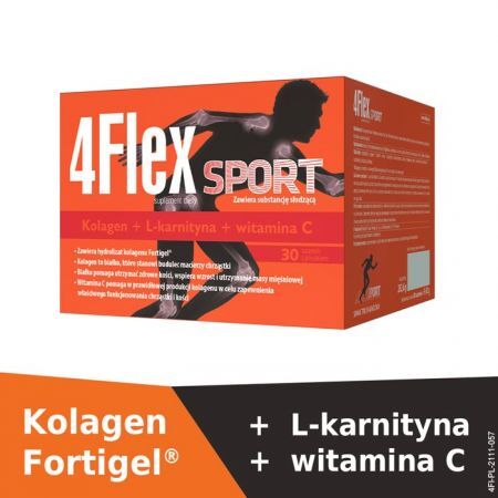 4 Flex Sport 30 saszetek z proszkiem do sporządzenia roztworu