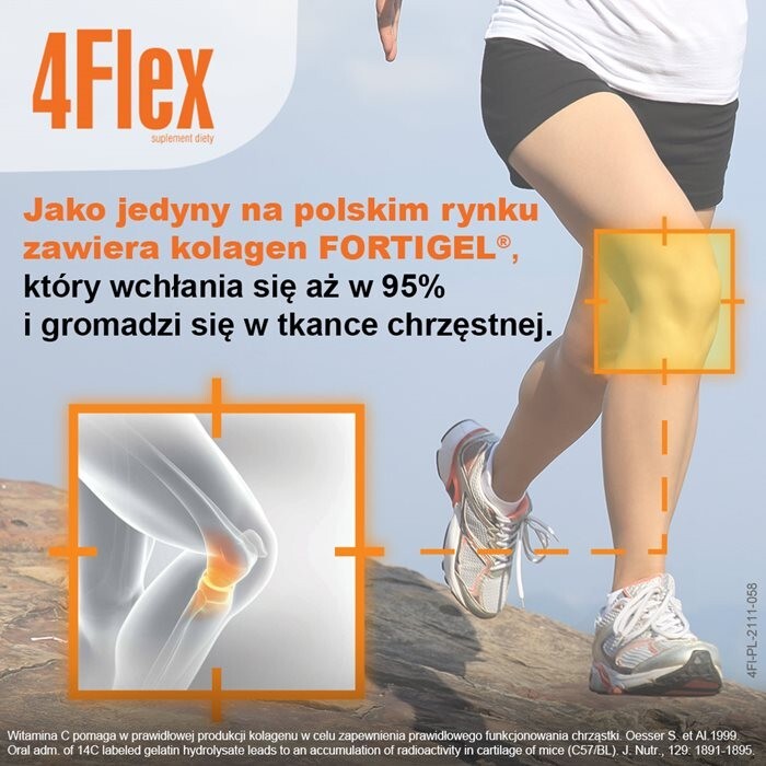4 Flex + vitamina C 30 saszetek + 10 saszetek gratis!
