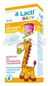 4 lacti Baby krople 5 ml / Probiotyk dla dzieci