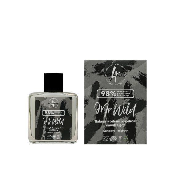 4Organic Naturalny balsam po goleniu Mr Wild, 100 ml