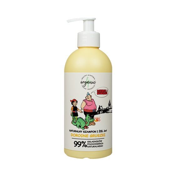4Organic Naturalny szampon i żel do mycia dzieci 2w1, 350 ml