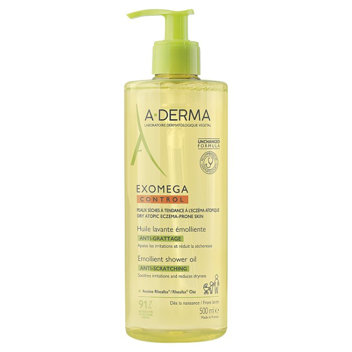 A-Derma Exomega olejek emolientowy pod prysznic, 500 ml