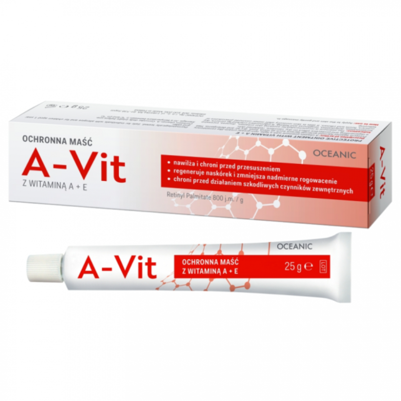 A-Vit Ochronna maść z witaminą A + E, 25 g