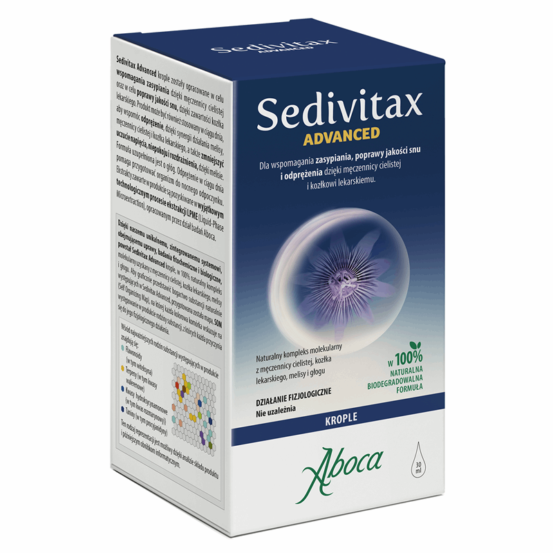Aboca Sedivitax Advanced krople, 30 ml