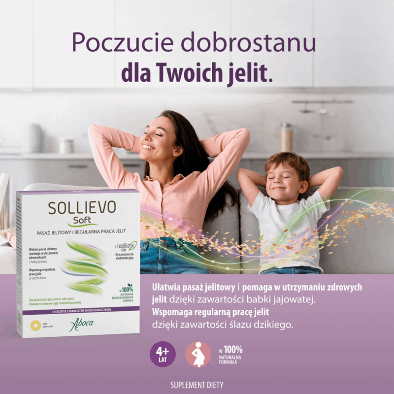 Aboca Sollievo Soft saszetki z granulatem, 14 szt.