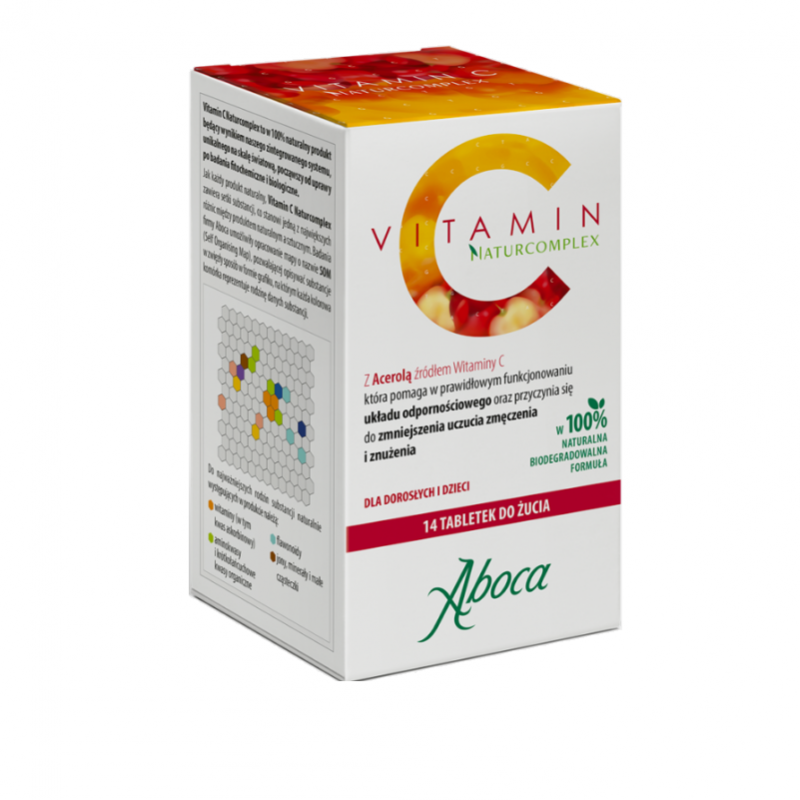 Aboca Vitamin C Natucomplex tabletki do żucia, 14 szt.