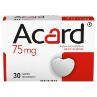 Acard 75 mg 30 tabletek