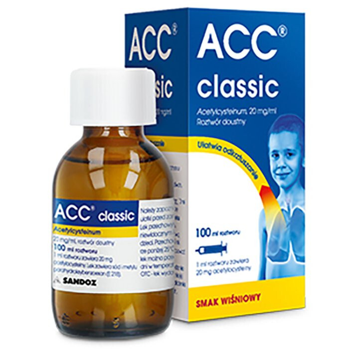 ACC Classic roztwór (smak wiśniowy) 100 ml
