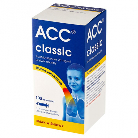 ACC Classic roztwór (smak wiśniowy) 100 ml