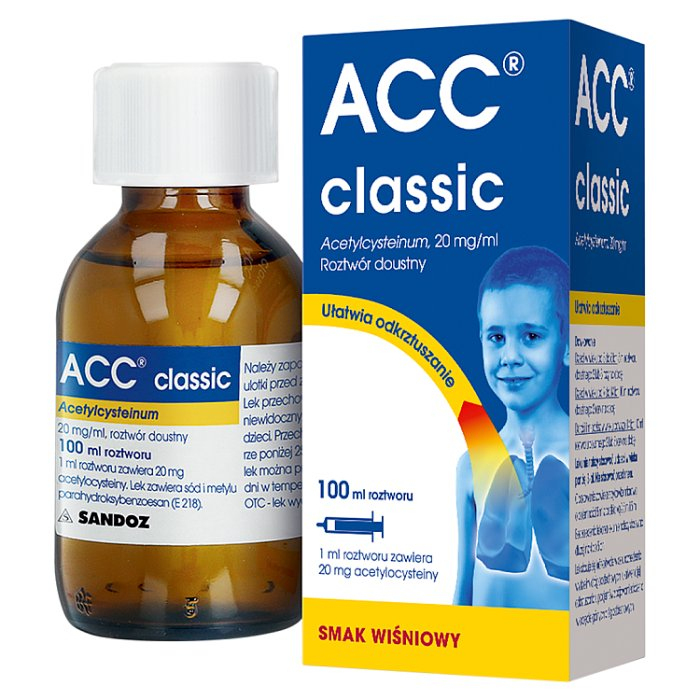 ACC Classic roztwór (smak wiśniowy) 100 ml