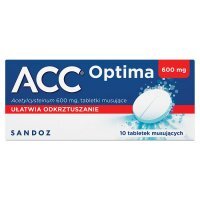 ACC Optima 600 mg 10 tabletek musujących