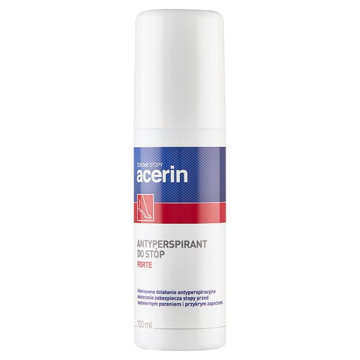 Acerin Forte antyperspirant dezodorant przeciw poceniu się stóp, 100 ml