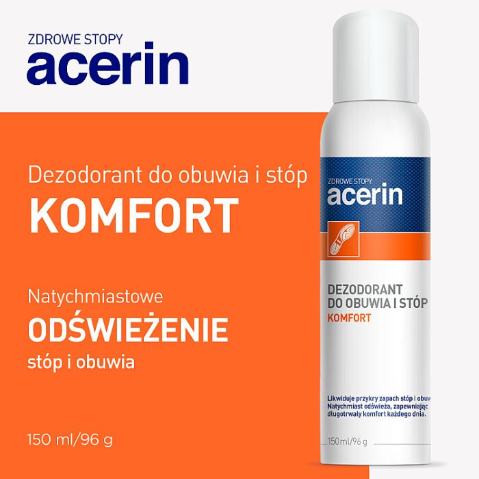 ACERIN KOMFORT Dezodorant do obuwia i stóp 150 ml