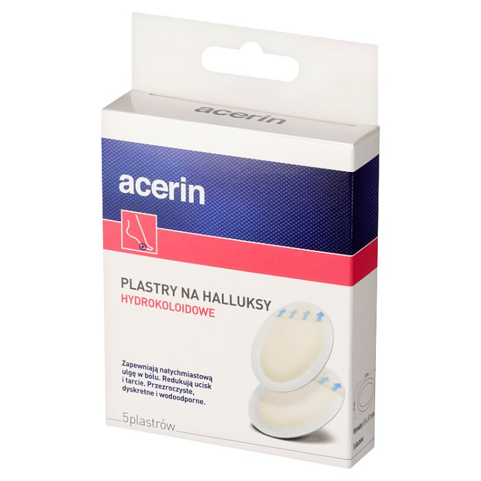 Acerin plastry na halluksy, 5 szt.