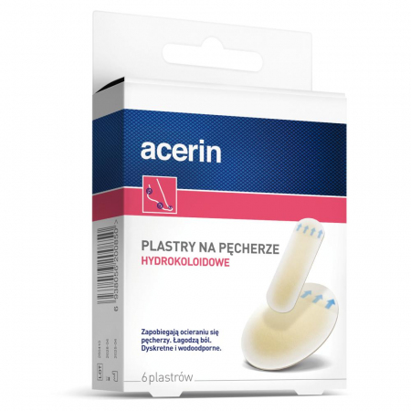 Acerin plastry na pęcherze, 6 szt.