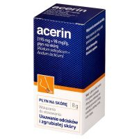 Acerin płyn na skórę, 8 g