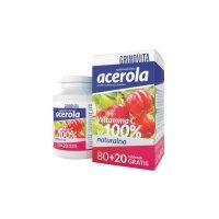 Acerola Grinovita tabletki do ssania z naturalną witaminą C, 100 szt.