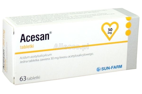 Acesan 30 mg 63 tabl.