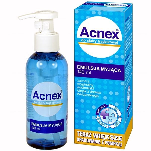 Acnex emulsja myjąca, 140 ml