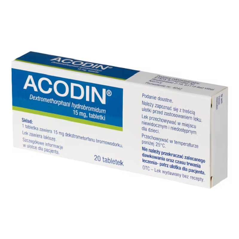 Acodin 15 mg tabletki, 20 szt.