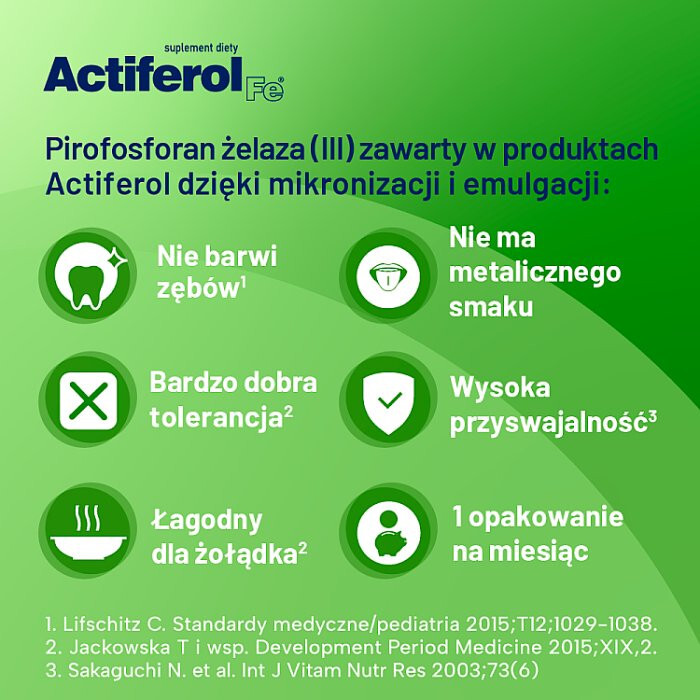 Actiferol Fe 15 mg saszetki, 30 szt.