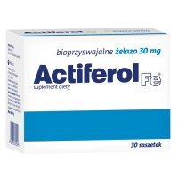 Actiferol Fe 30 mg saszetki z proszkiem do sporządzenia roztworu, 30 szt.