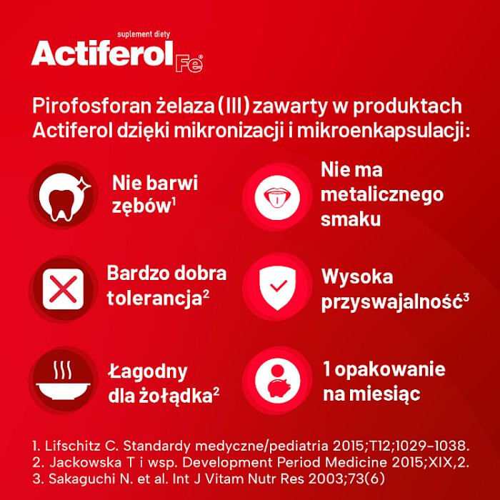 Actiferol FE Forte 30 mg kapsułki, 60 szt.