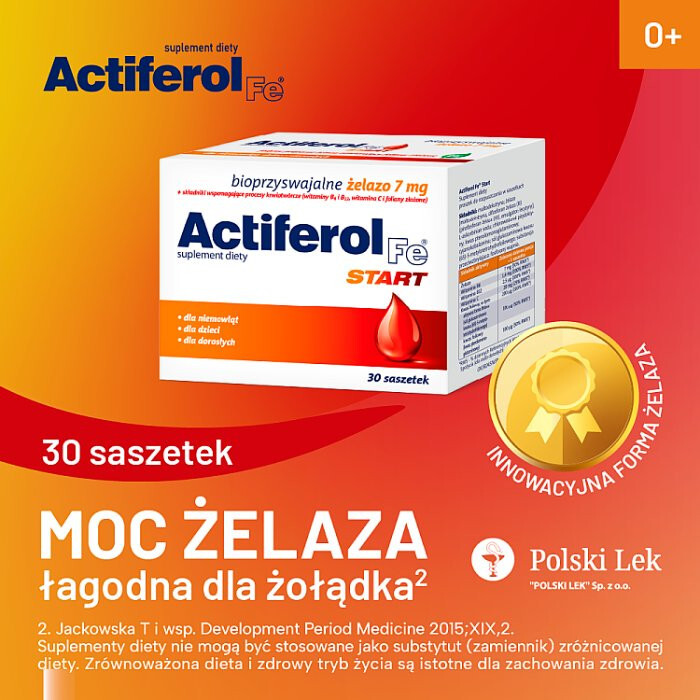 Actiferol FE Start 7 mg 30 saszetek z proszkiem