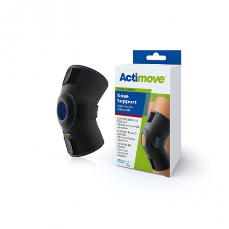Actimove orteza stawu kolanowego z odsłoniętą rzepką kolor czarny, 1 szt.