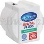 ACTIVE DENTAL FLOSS Nić dentystyczna woskowa miętowa 200 m