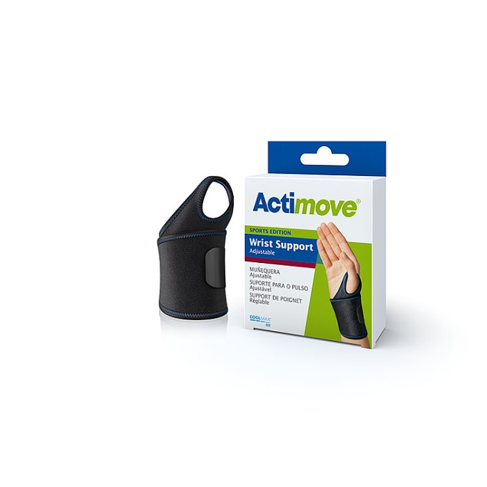 Activemove stabilizator stawu nadgarstka regulowany uniwersalny czarny, 1 szt.