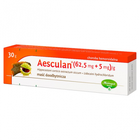 Aesculan maść doodbytnicza 30 g