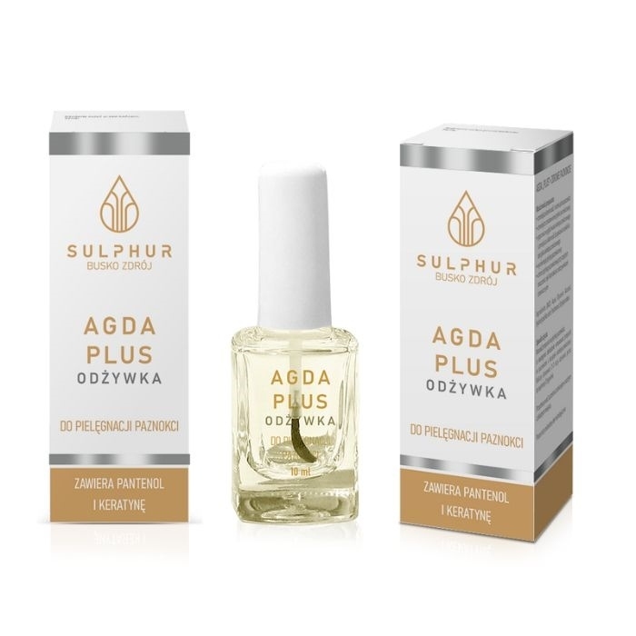 Agda Plus płyn do pielęgnacji paznokci, 10 ml