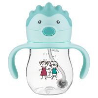 AKUKU Bidon ze słomką z odważnikiem 250 ml