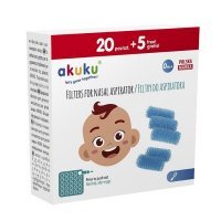 AKUKU Filtry do aspiratora 25 szt. (20+5)