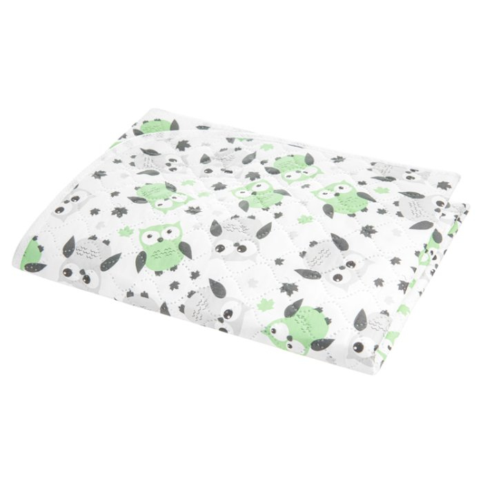 AKUKU Mata do przewijania PEVA 55 cm x 70 cm (sowy szare) 1 szt.