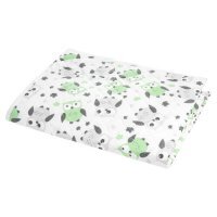 AKUKU Mata do przewijania PEVA 55 cm x 70 cm (sowy szare) 1 szt.