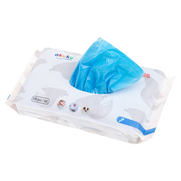 AKUKU Pachnące woreczki na zużyte pieluszki 100 szt.