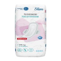 AKUKU Podkłady poporodowe ze skrzydełkami SLIM 10 sztuk