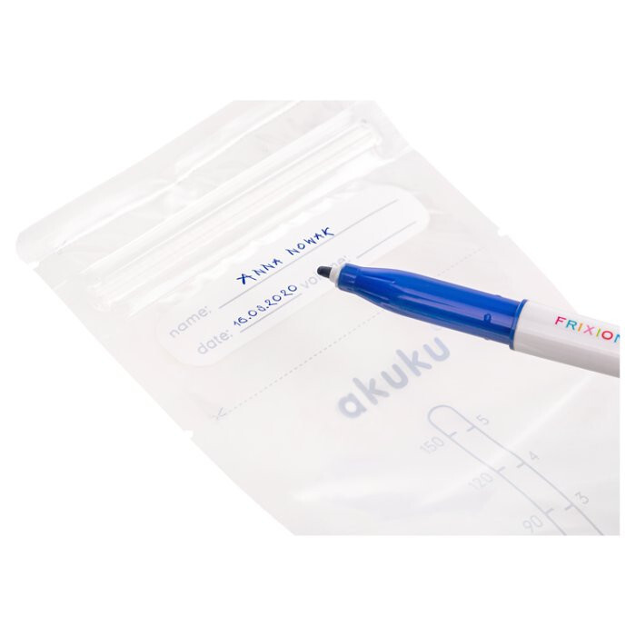 AKUKU Torebki do przechowywania pokarmu 150ml 30 sztuk