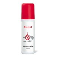 Akutol 50 ml spray na oparzenia opatrunek w aerozolu, 50 ml