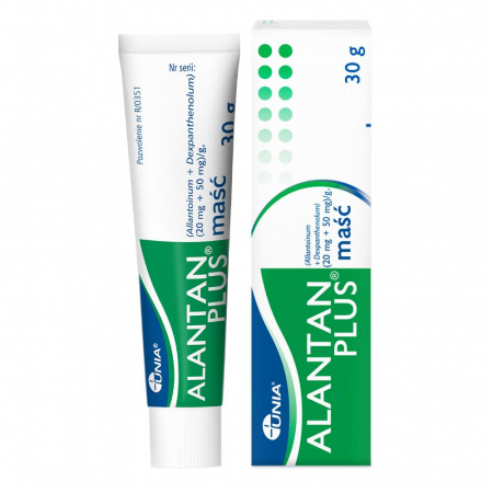 Alantan Plus (20 mg + 50 mg)/g maść, 30 g