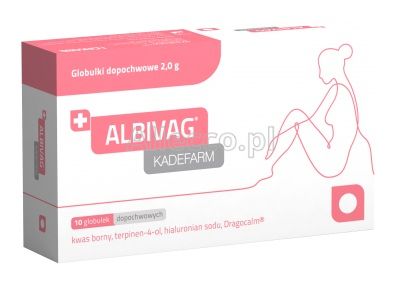 Albivag 2g globulki dopochwowe 10 sztuk