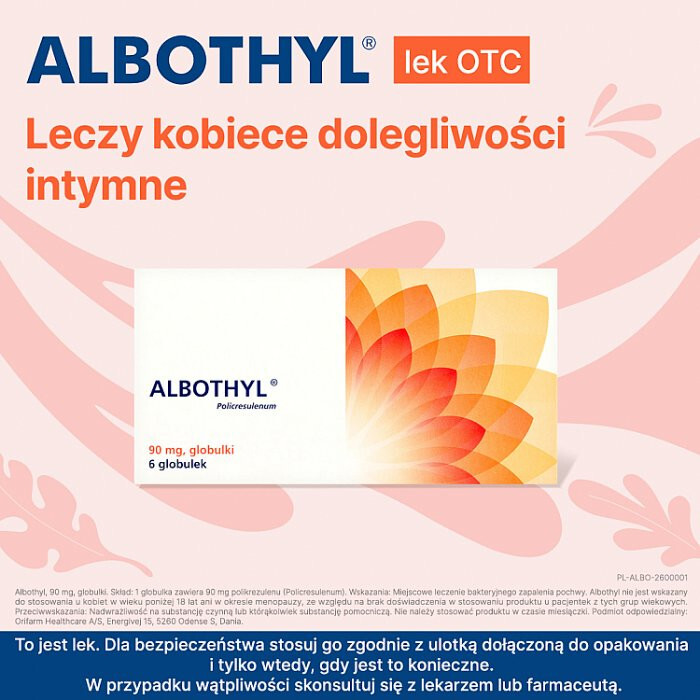 Albothyl 90 mg 6 glob.