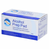 Alcohol Prep Pad Gaziki nasączone alkoholem 65 mm x 30 mm, 100 szt.