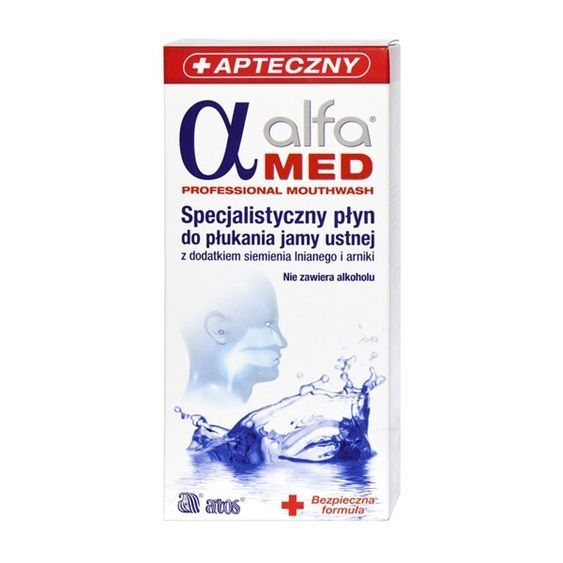 Alfa Med płyn do płukania jamy ustnej, 200 ml