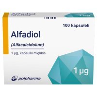Alfadiol 1 mcg kapsułki miękkie, 100 szt.